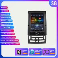 Ossuret 9.7 AI Belaidis CarPlay Android Auto Automobilio Radijas Išmanusis Ekranas Peugeot 407 SW CC 2004-2011 Stereo Multimedijos GPS Galvos Vieneto Ekranas WIFI S8 8Core 8G 128G AI