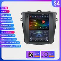 Hizpo Carplay 4G 9,7 colio Tesla Style 2Din Android 13 automobilio radijas, skirtas Toyota Corolla 2006–2013 Intelektualus ekranas Multimedijos vaizdo grotuvas Nav GPS stereo S4 8Core 4G 32G