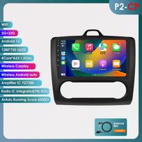 Hizpo 2din Android Autoradio for Ford Focus 2 2004 - 2011 Exi Auto Car Radio Multimedia Video Player GPS Nav Head Unit Carplay  Intelligent 4G WIFI P2CP  B 4Core 2G 32G