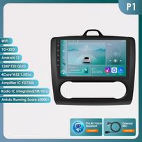 Hizpo 2din Android Autoradio for Ford Focus 2 2004 - 2011 Exi Auto Car Radio Multimedia Video Player GPS Nav Head Unit Carplay  Intelligent 4G WIFI P1  B 4Core 1G 32G AI