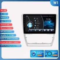 Hizpo 10.1 „Carplay 4G 2Din Android 13“ automobilio radijas, skirtas „Skoda Octavia 2 2008–2013“ multimedijos vaizdo grotuvui, GPS, DSP, autoradio, RDS, kompiuterio išmaniajam ekranui W1 S 8Core 2G 32G AI
