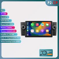 Hizpo 7Inch 2Din Android 13 Car Radio Multimedia Video Player for Jeep Grand Cherokee Dodge Chrysler Wrangler Navigation GPS Intelligent RDS Carplay P2CP 4Core 2G 32G