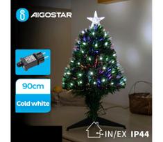 Aigostar - LED lauko kalėdinė eglutė LED/3,6W/230V 90 cm IP44 šaltai balta