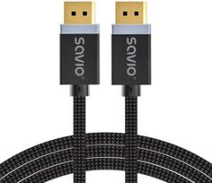 Savio DisplayPort Male to Male Cable - 3m Black