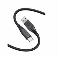 Swissten Soft Silicone USB - USB-C 60W Data and Charging Cable, 0.4m