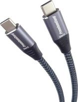 USB 3.2 Type C kabelis - KRUP - ku31cr05 - 20Gbit/s - Įkrovimas 60W - Type-C jungtys