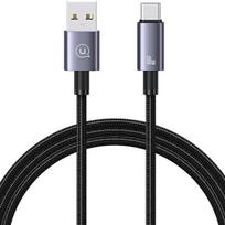 USAMS USB-C LAIDAS, 3A, SKIRTAS TELEFONAMS IR NEŠIOJAMIESIEMS KOMPIUTERIAMS, 1,2 M, GREITAS ĮKROVIMAS