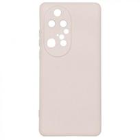 „Evelatus Huawei P50 Pro“ silikoninis dėklas, minkštas lietimui, smėlio spalvos