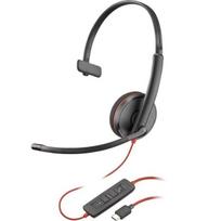 HP Poly Blackwire 3210 ausinės – USB-C – monofoninė – juoda