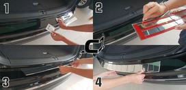 Audi A6 C8 Sedano 4 TRAPEZ anglies pluošto buferis