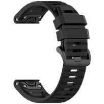 FIXED Silikoninė apyrankė Garmin QuickFit 26mm juoda