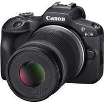 Skaitmeninis fotoaparatas Canon EOS R100 + RF-S 18-45mm + RF-S 55-210mm + Mount Adapter EF-EOS R