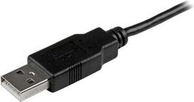 Įkrovimo / sinchronizavimo mobilusis USB A į Micro B plonas kabelis 50 cm - STARTECH - Išmanusis telefonas / planšetinis kompiuteris - Juodas
