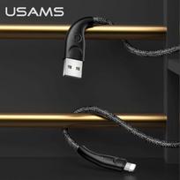 USAMS U41 PINTAS LAIDAS „LIGHTNING“ 1M 2A GREITIESIEMS „APPLE“ TELEFONAMS