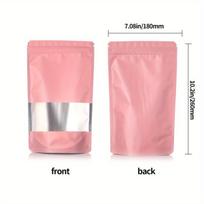 Spalvoti plastikiniai maišeliai su užtrauktuku, 15*22cm+3cm