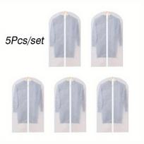 Audininių drabužių maišų rinkinys, 60x140cm/24x55