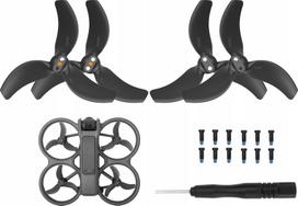 4x Sraigtai dronui Dji Avata 2 - 4 vnt. rinkinys - Juodi - Kod 3032s