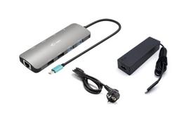 i-tec Metal Pilkas USB-C 3.2 Gen 1 Laidinė Dokavimo Stotis su 2 HDMI ir 2 USB-A Portais