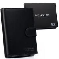 Didelė vyriška odinė piniginė su rfid apsauga - Cavaldi TY24748