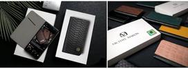 Prabangus natūralios odos dėklas Xiaomi Redmi 10C