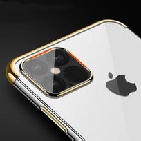 Skaidrios spalvos dėklas TPU gelio dangtelis su metaliniu rėmeliu, skirtas Xiaomi Redmi Note 11S / Note 11 , juodos spalvos