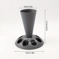 Kepimo maišelių rinkinys su antgaliais, Pilka