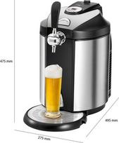 Šaltų gėrimų dozatorius - Clatronic BZ 3740 5L nerūdijančio plieno 2°C