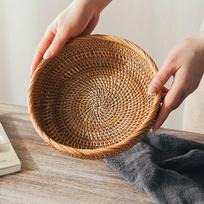 Rotanginė dekoratyvinė vaisių pintinė, S (1 vnt)