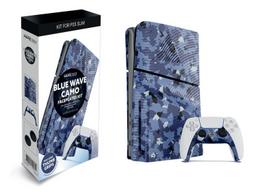 Kompiuterinis žaidimas Maxx Tech PS5 Slim Faceplates + Controller Faceplates - Blue Wave Camo