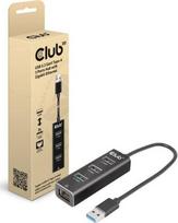 Club3D Adapter USB 3.2 Typ A 3x USB 3.2 Typ A/LAN retail