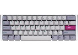 Ducky One 3 Mist Grey Mini Gaming Keyboard, RGB LED - MX-Ergo-Clear
