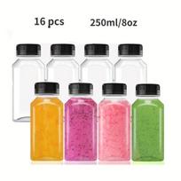 Plastikiniai buteliai sultims su kamščiais, 150 ml