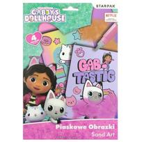 Gabby`s dollhouse spalvinimo smėliu rinkinys