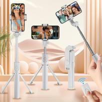 Asmenukių lazda ("Selfie sticks") Nešiojama asmenukių lazda su laikikliu ir trikoju