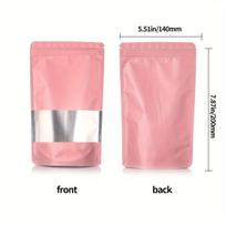 Spalvoti plastikiniai maišeliai su užtrauktuku, 12*20cm+3cm