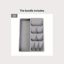 MDF medžio stalo įrankių organizatorius, Pilka*5