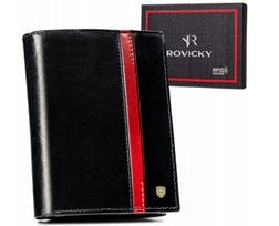 Didelė odinė vyriška piniginė su rfid - Rovicky TY25307
