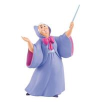 Fėjos krikštamotės figūrėlė - BULLY - Disney Cinderella - 11 cm - Violetinė ir įvairiaspalvė