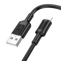 Jungiamasis laidas Borofone Cable BX111 Feliz - USB to Type C - 3A 1 metras juodas