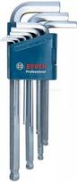 Bosch Professional - 9 vnt. šešiakampių varžtų raktų komplektas