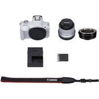 Skaitmeninis fotoaparatas Canon EOS R50 + RF-S 18-45mm (White) + Mount Adapter EF-EOS R