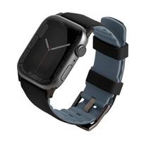 UNIQ Linus Airosoft silikoninis Apple Watch dirželis 38/ 40/ 41mm vidurnakčio juoda