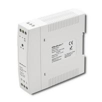 Biuro programa Maitinimo šaltinis skirtas bėgiams din 10w 24v 0.42a baltas plonas Qoltec
