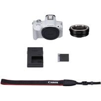 Skaitmeninis fotoaparatas Canon EOS R50 (White) + Mount Adapter EF-EOS R