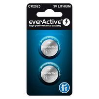 everActive CR2025 mini ličio baterijos, 2 vnt. (blisteris)