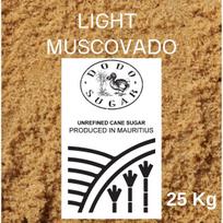 Nerafinuotas cukranendrių rudas cukrus LIGHT MUSCOVADO iš Mauricijaus  „DODO SUGAR” – 25 kg