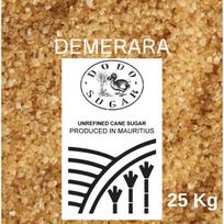 Nerafinuotas cukranendrių rudas cukrus DEMERARA iš Mauricijaus  „DODO SUGAR” – 25 kg ***Tik 2 Eur/kg*** + Nemokamas pristatymas į Itella paštomatą Lietuvoje !!!