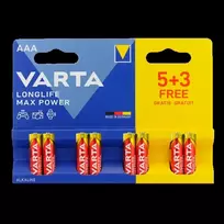 Baterijos LR03/AAA Varta Varta Max Power 8xAAA (4703)