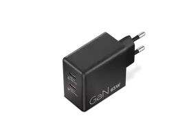 Lenovo Accessories Dual USB-C 65W GaN Power Adapter BK-EU | Lenovo