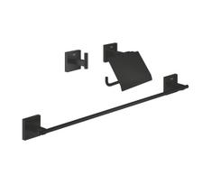 GROHE 411242430 - QUICKFIX START CUBE priedų rinkinys, juodos spalvos